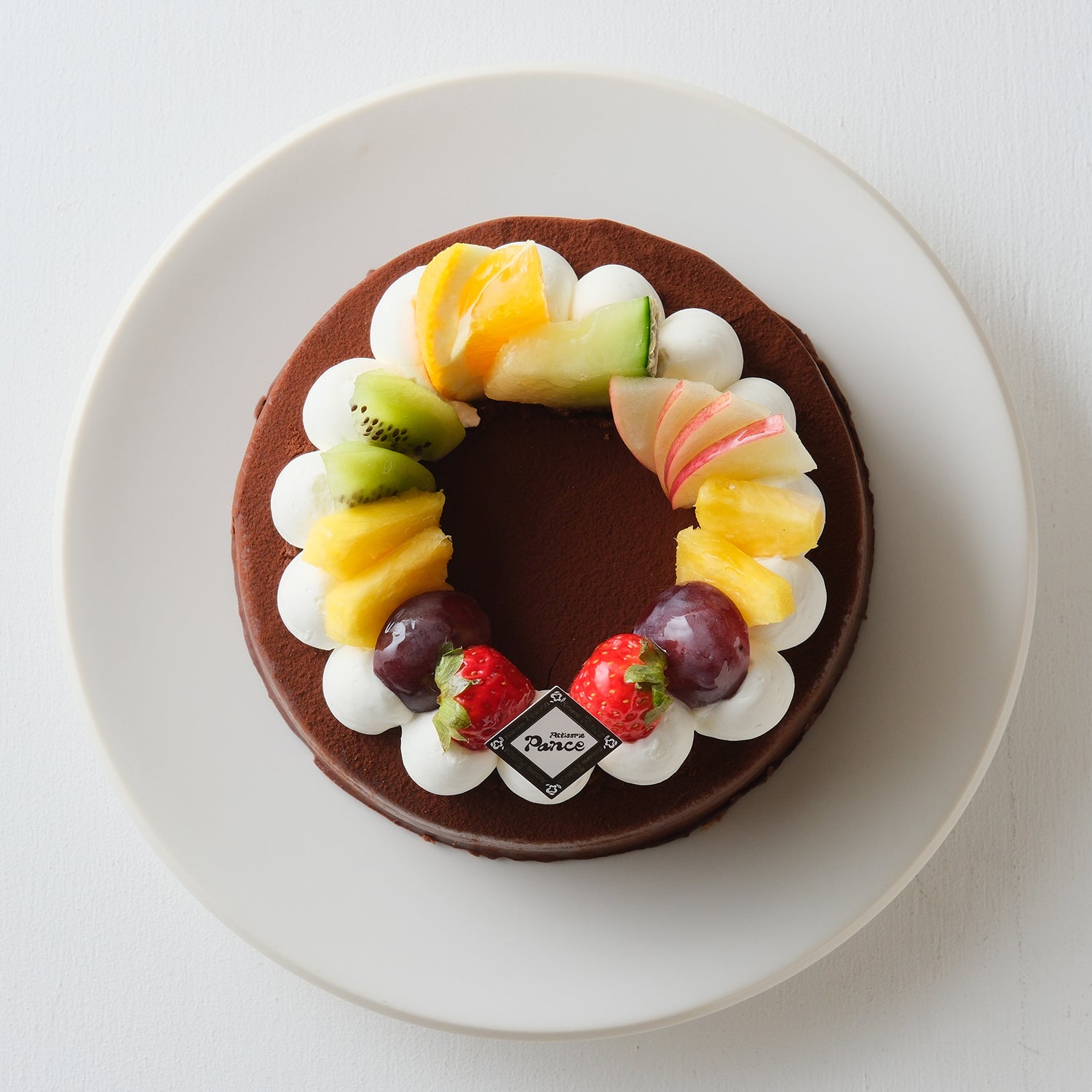 ザッハフルーツ飾り