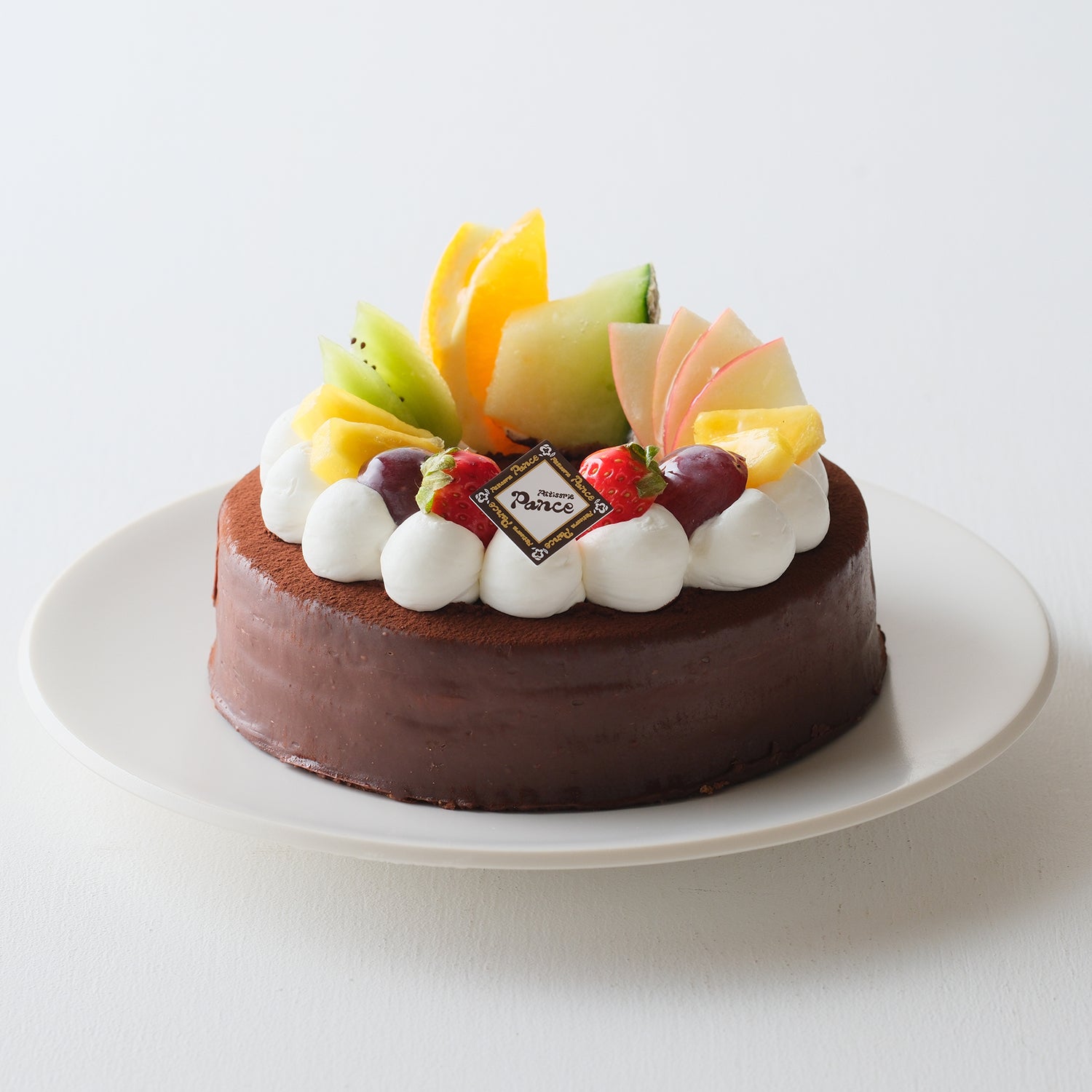 ザッハフルーツ飾り